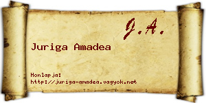 Juriga Amadea névjegykártya